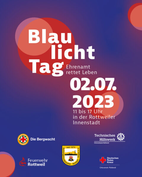 "Ehrenamt rettet Leben": Heute ist Blaulichttag in Rottweil - und verkaufsoffener Sonntag zudem