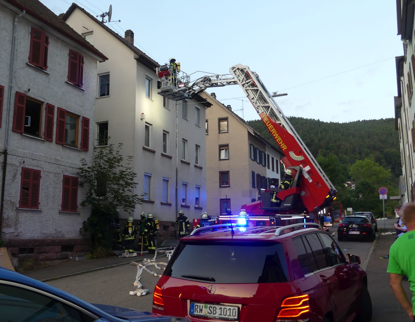 Schramberg: Wohnungsbrand in der Uhlandstraße