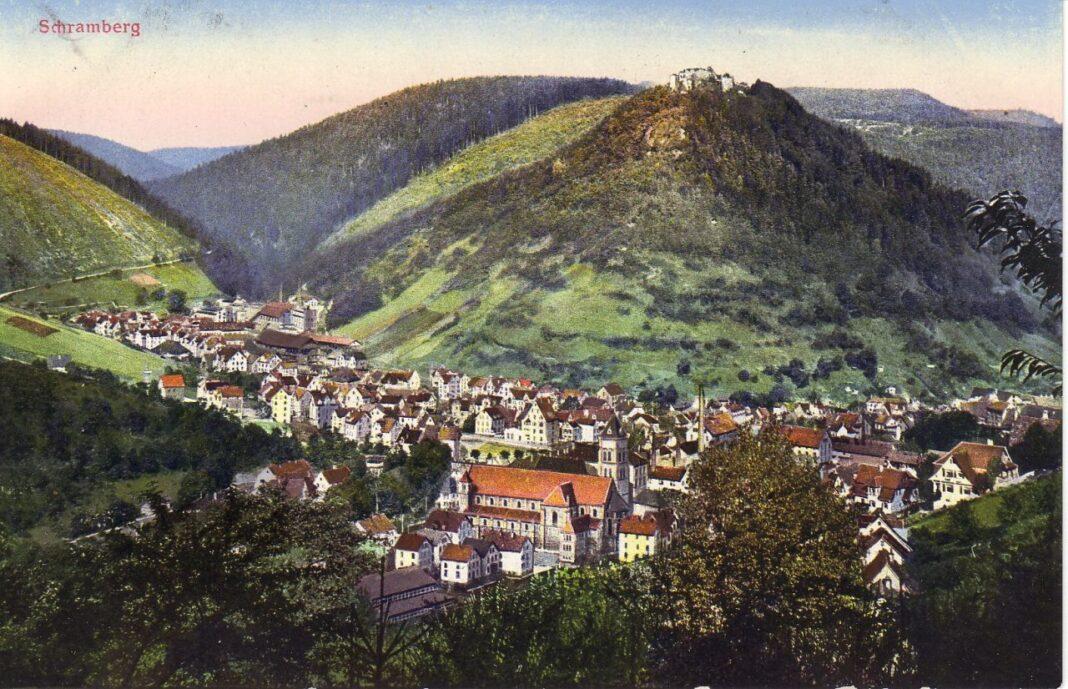 postkarte schramberg um 1900