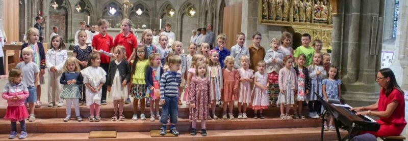 9 kinderchor gemeindefest 2024 foto berthold hildebrand