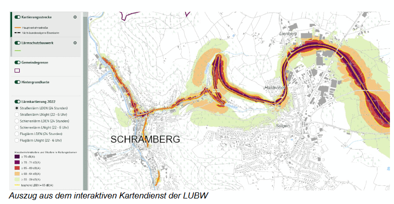 lärmaktionsplan karte lubw vorlage orwamö 090924