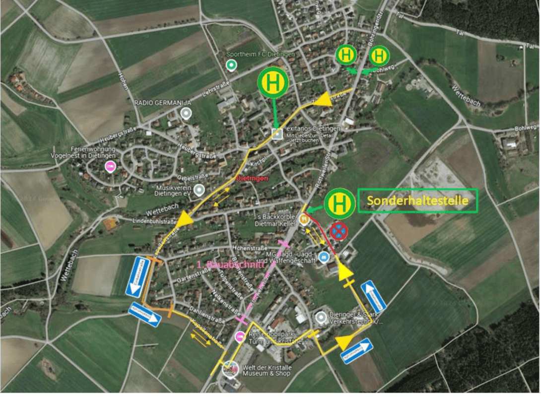 sanierung der ortsdurchfahrt dietingen ort ab 16. september 2024 (090924) 1